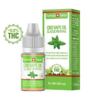 CBD Vape Oil Classic Menthol - 10% (1000 mg)