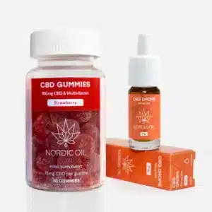 Brain Booster Sæt CBD Gummies CBG Olie